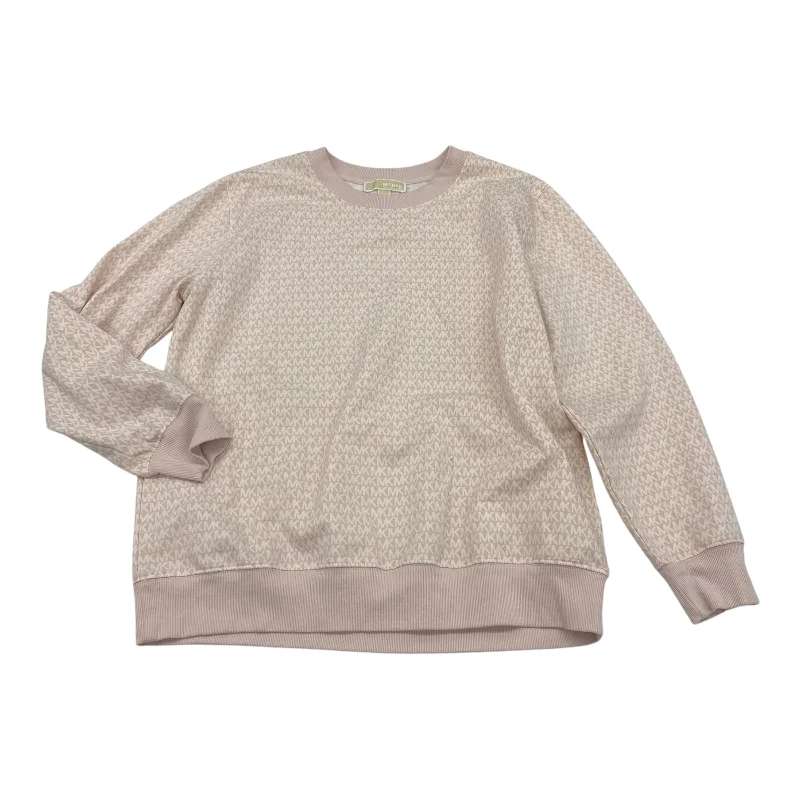 Sweatshirt Designer By Michael Kors In Pink, Size:M