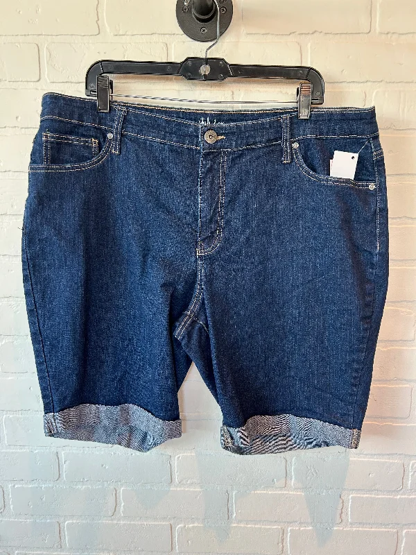 Blue Denim Shorts Style And Company, Size 1x