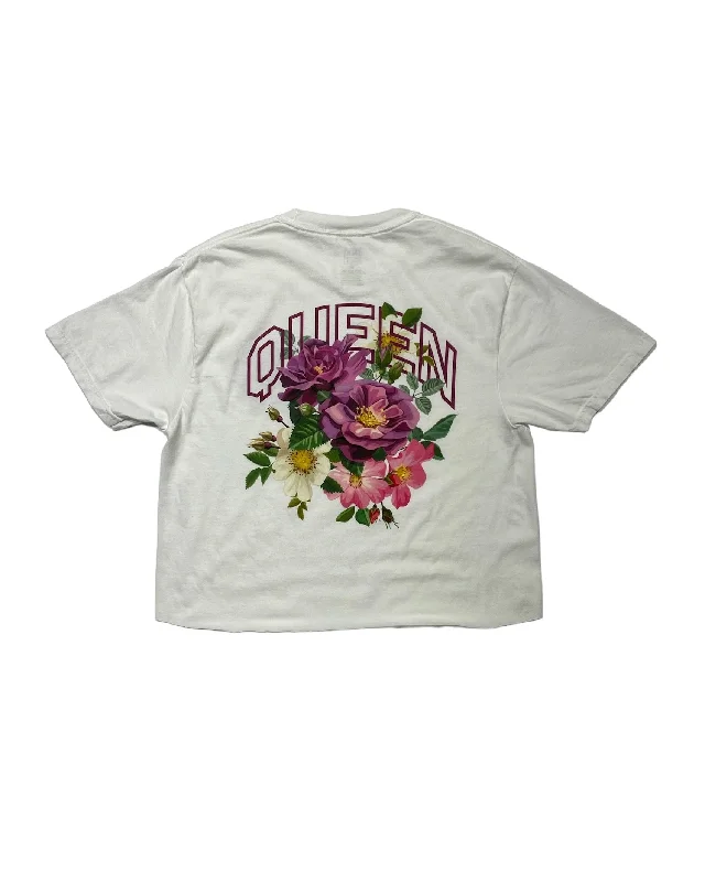 INK - Queen - Crop T-Shirt - White