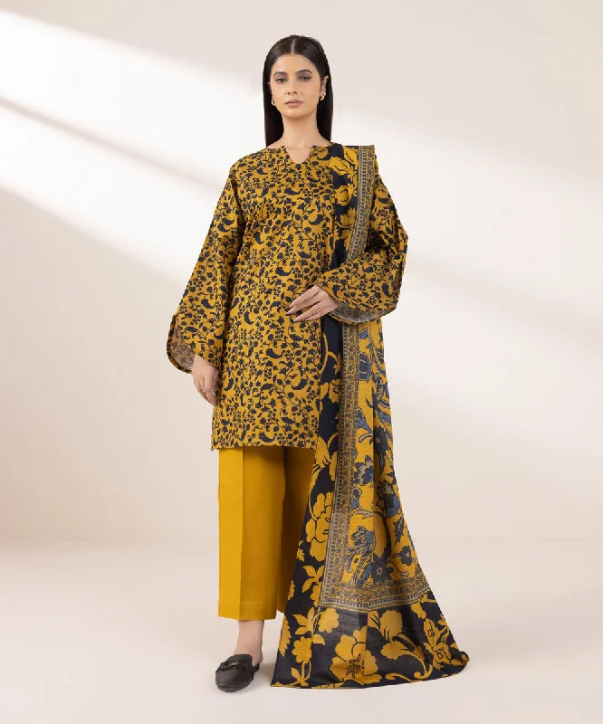 Printed Khaddar Dupatta