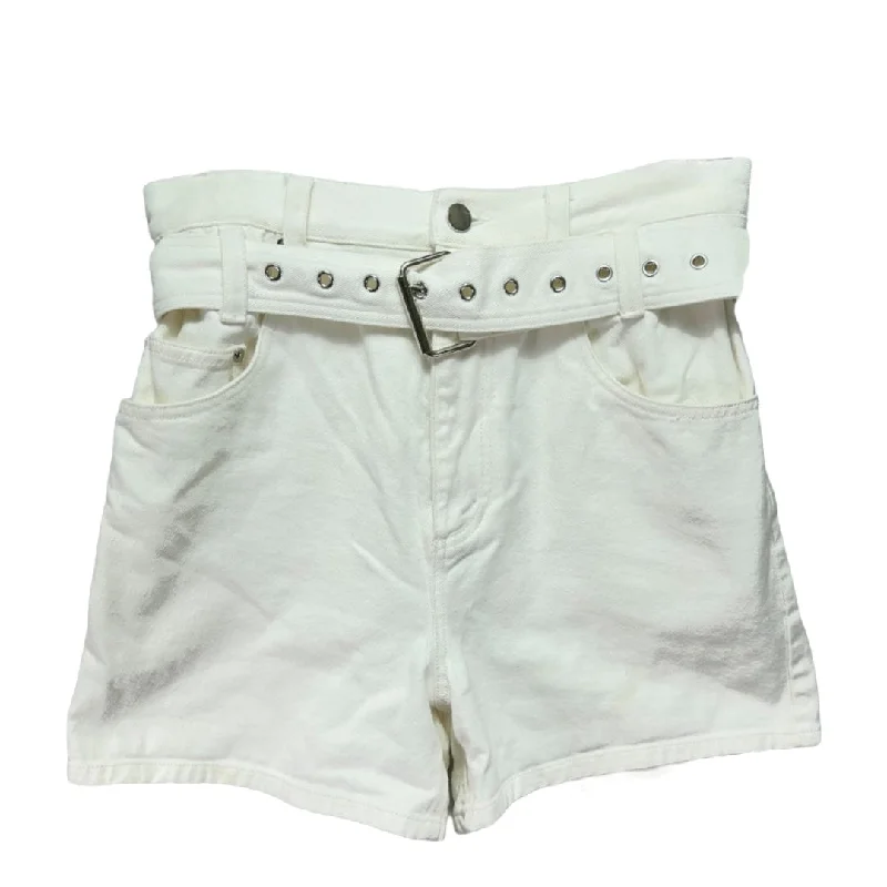 Belted Denim Shorts Designer Phillip Lim, Size 6