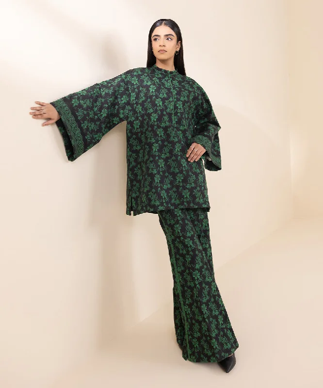 2 Piece - Printed Khaddar Suit