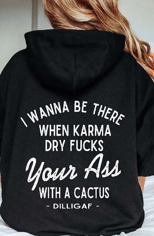 Karma is a bitch Pullover Hoodie