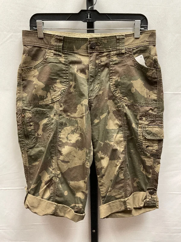 Camouflage Print Shorts Lee, Size 8