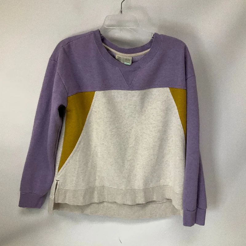 Sweatshirt Crewneck By Saturday/sunday In Purple, Size: M