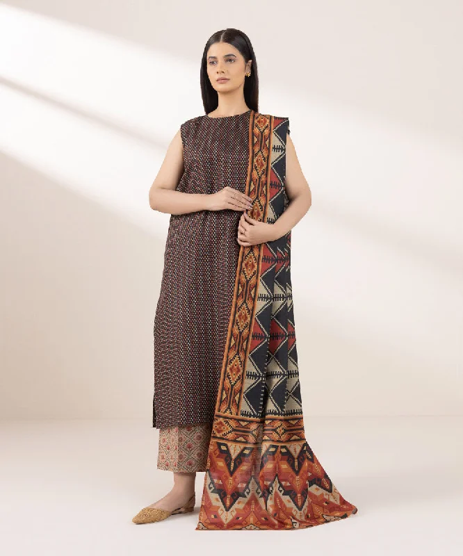 Printed Light Khaddar Dupatta