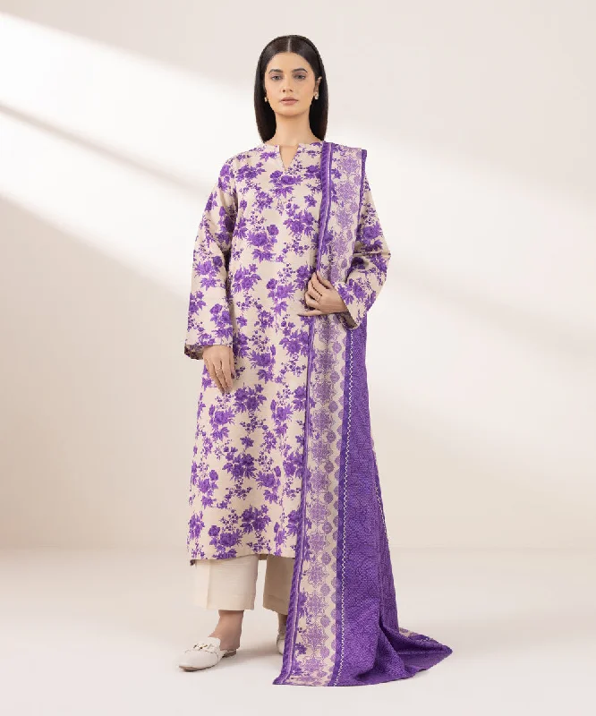 Printed Khaddar Dupatta