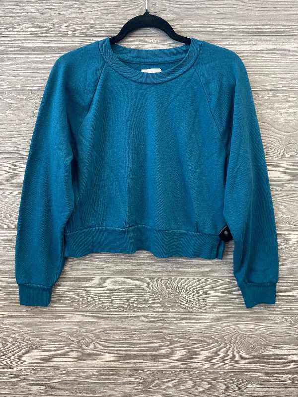 Sweatshirt Crewneck By Colsie In Blue, Size: M