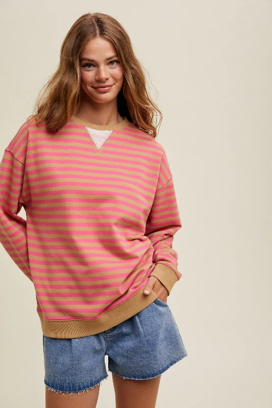 Ivy Striped Crewneck