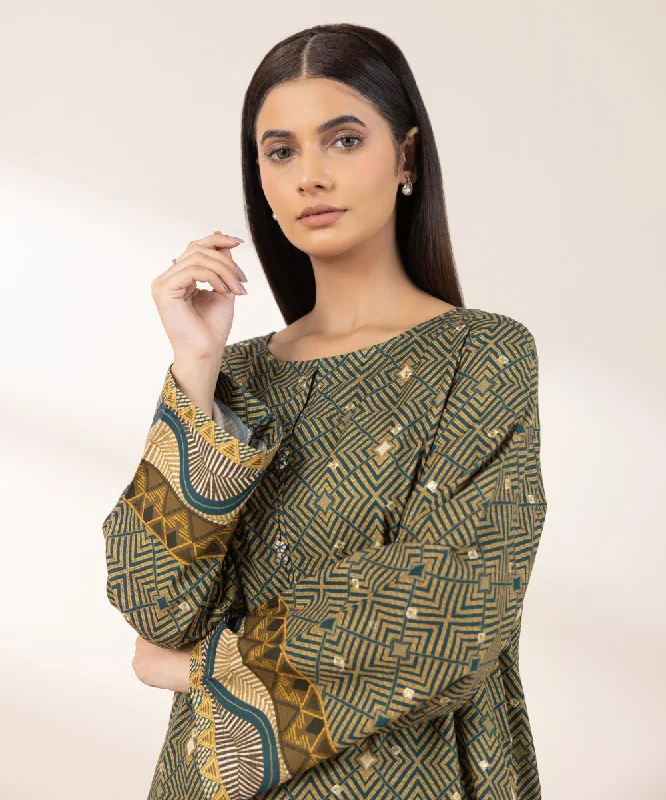 Embroidered Raw Silk Shirt