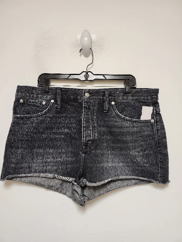 Black Denim Shorts Madewell, Size 10