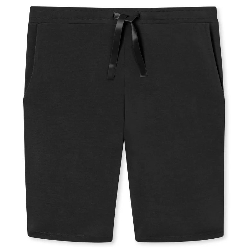 Schiesser, Damen Jerseybermuda, Schwarz