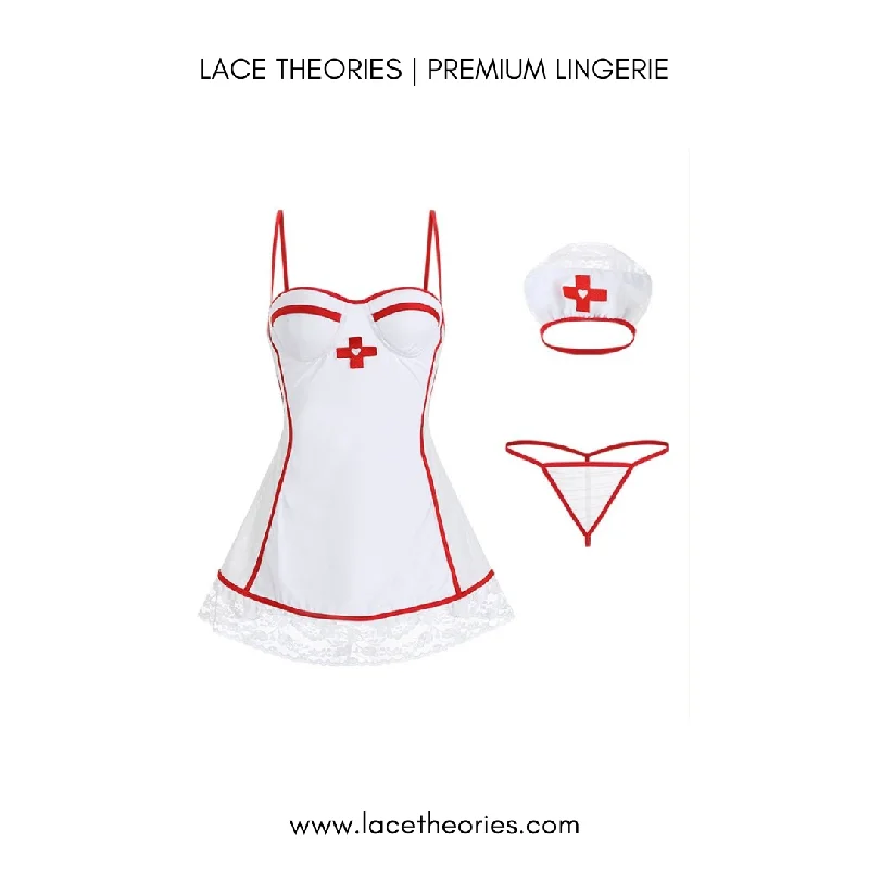 Sybil Premium Nurse Cosplay Set (White)