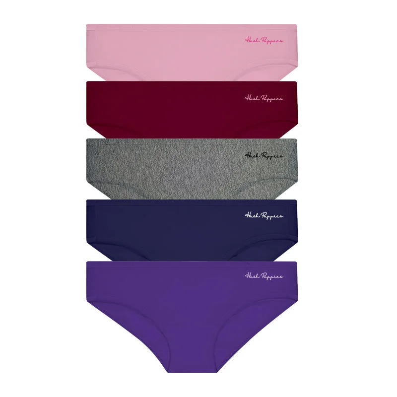 Hush Puppies 5pcs Ladies' Mini Panties | Cotton Spandex | Essential C | HLU008952AS1