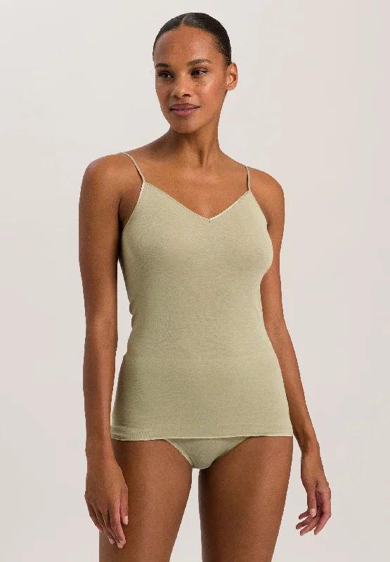 Cotton Seamless-Spaghetti Top