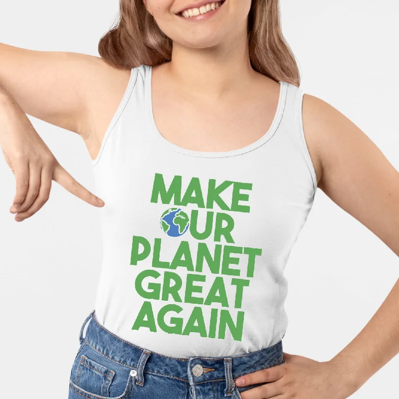 Débardeur Femme Make our planet great again