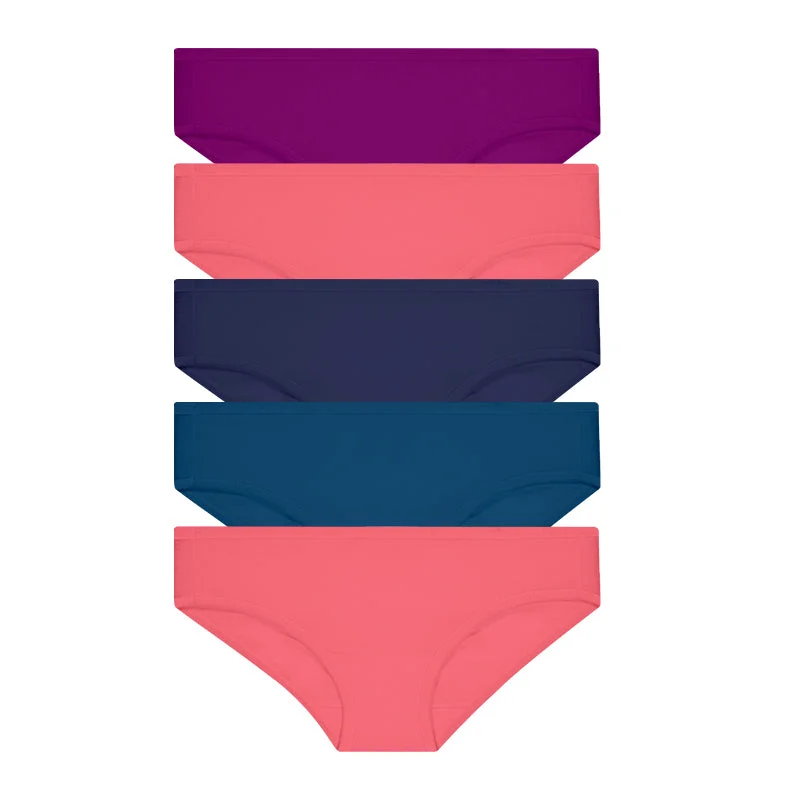 Hush Puppies 5pcs Ladies' Mini Panties | Bamboo Spandex | HLU008886AS1