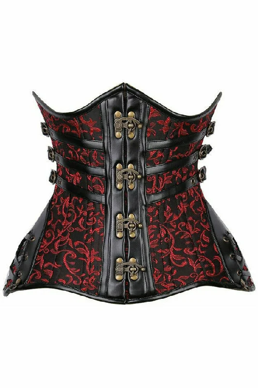 Daisy CURVY Steampunk Steel Double Boned Under Bust Corset TD-1254