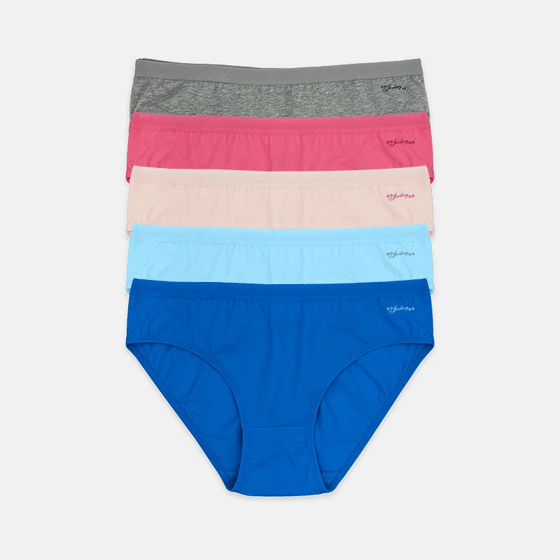 Jockey® 5pcs Ladies' Mini Panties | Cotton Spandex | Soft | JLU308767AS1