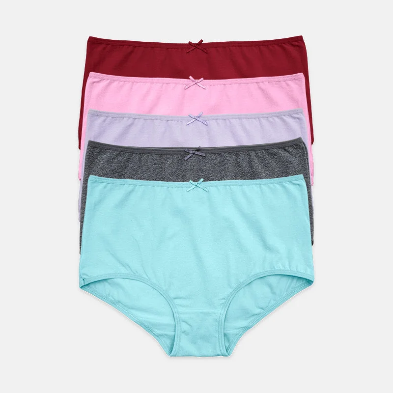 Jockey® 5pcs Ladies' Maxi Panties | Cotton Spandex | Fresh | JLU278245AS1