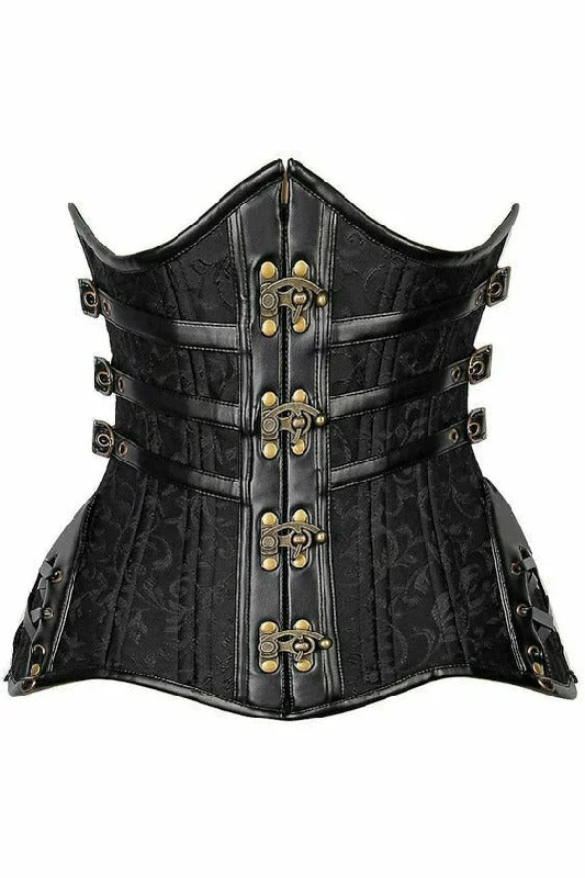 Daisy CURVY Steampunk Steel Double Boned Under Bust Corset TD-1169