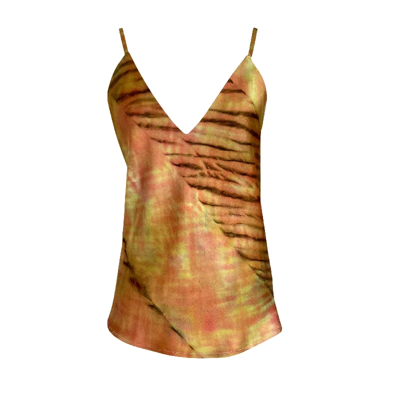 Hand-painted silk camisole