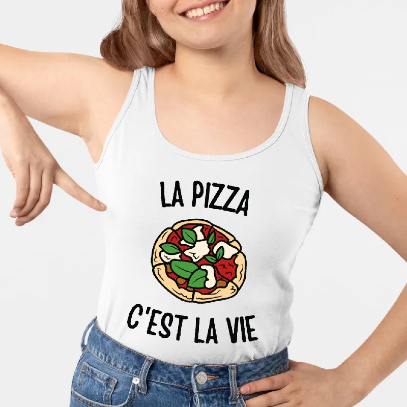 Débardeur Femme La pizza c'est la vie