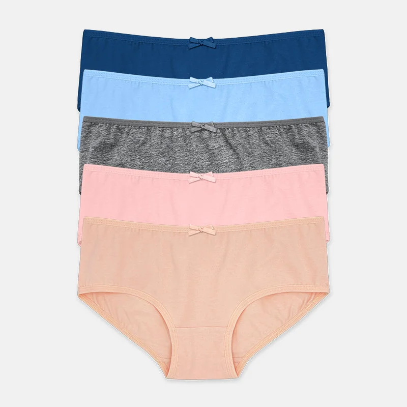 Jockey® 5pcs Ladies' Hipster Panties | Cotton Spandex | JLU308620AS1