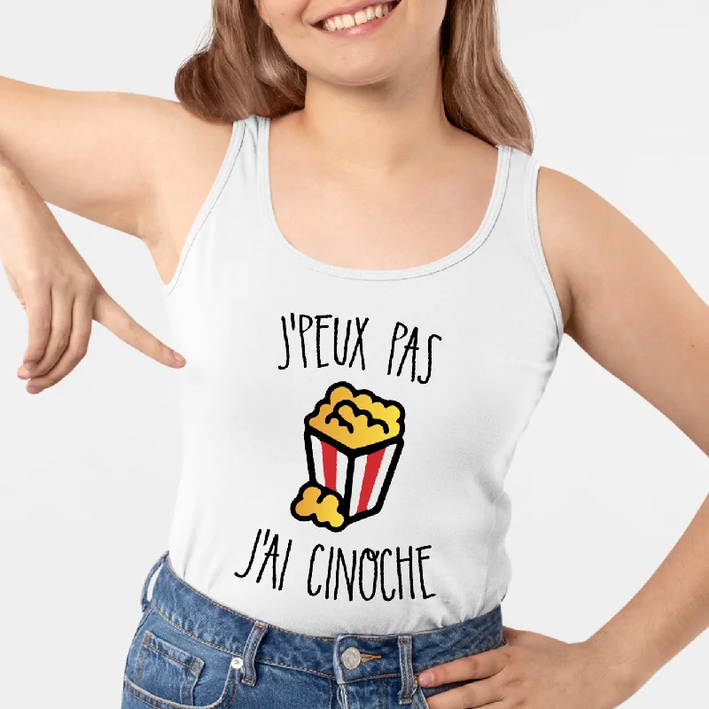 Débardeur Femme J'peux pas j'ai cinoche