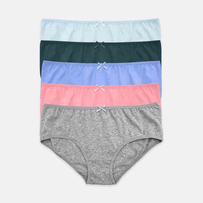 Jockey® 5pcs Ladies' Hipster Panties | Cotton Spandex | Fresh JLU278244AS1