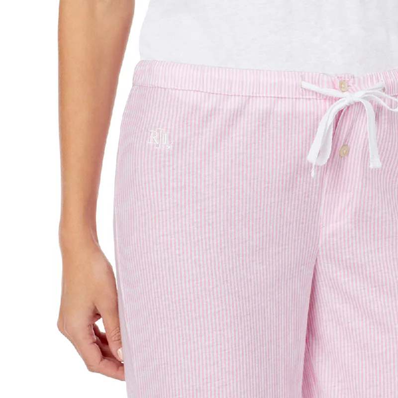 Ralph Lauren, Damen Long Pants ILN81794, Pink Stripes