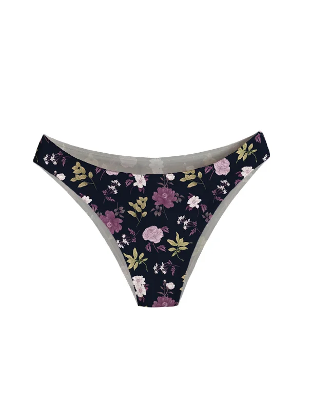 AiraModal™ Vintage Florals High-Cut Cheeky