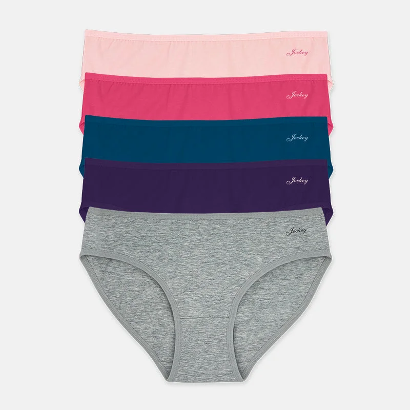 Jockey® 5pcs Ladies' Mini Panties | Cotton Spandex | Essential | JLU308622AS1