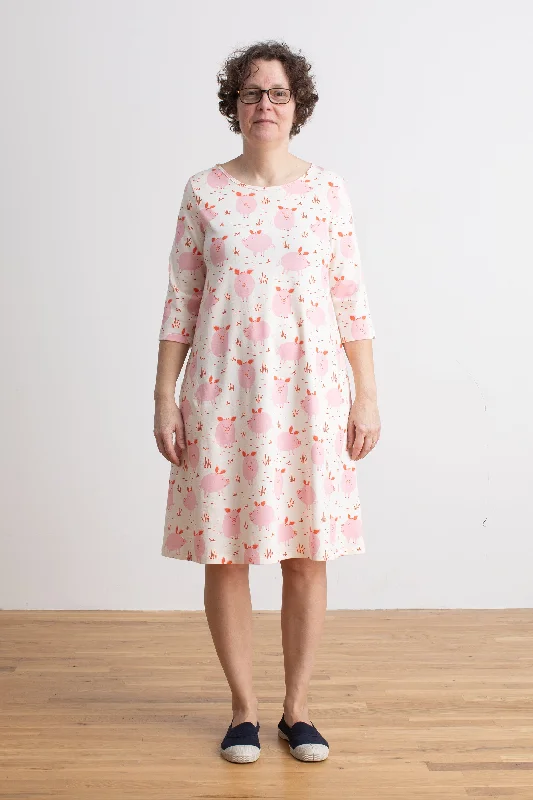 Women's Helsinki Dress - Pigs Pink