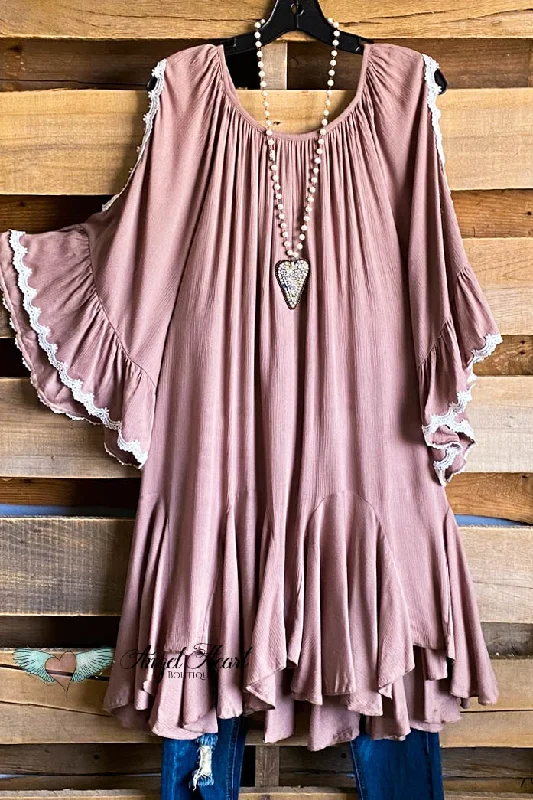 AHB EXCLUSIVE: Classy Oversized Tunic - Mocha