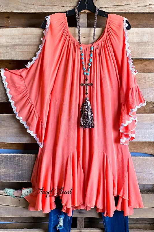 AHB EXCLUSIVE: Classy Oversized Tunic - Peach