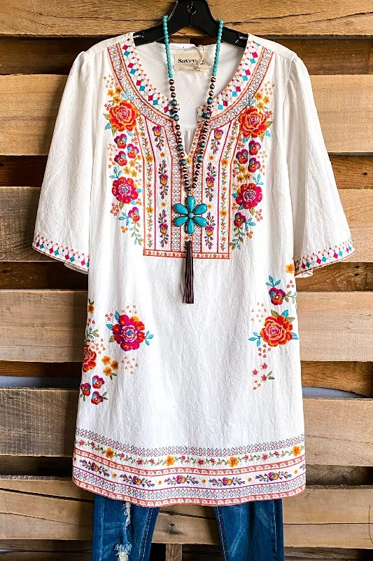 AHB EXCLUSIVE: In The Garden Tunic - Ivory