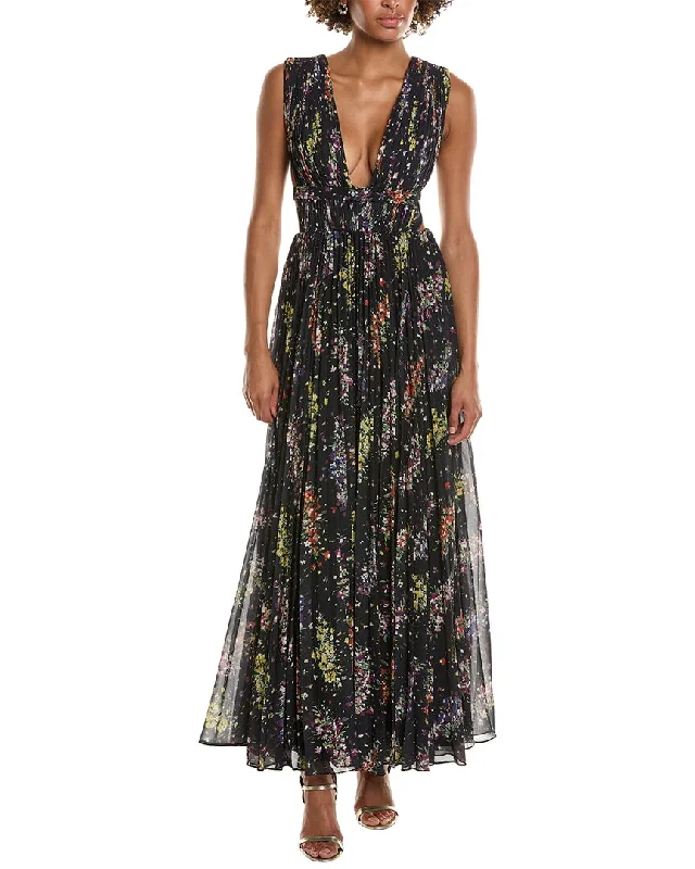 AMUR Valentino Deep-V Gown