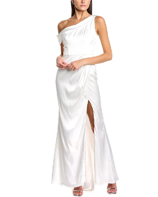 Black by Bariano Madonna Draped Gown