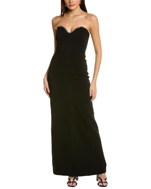 ML Monique Lhuillier Strapless Gown