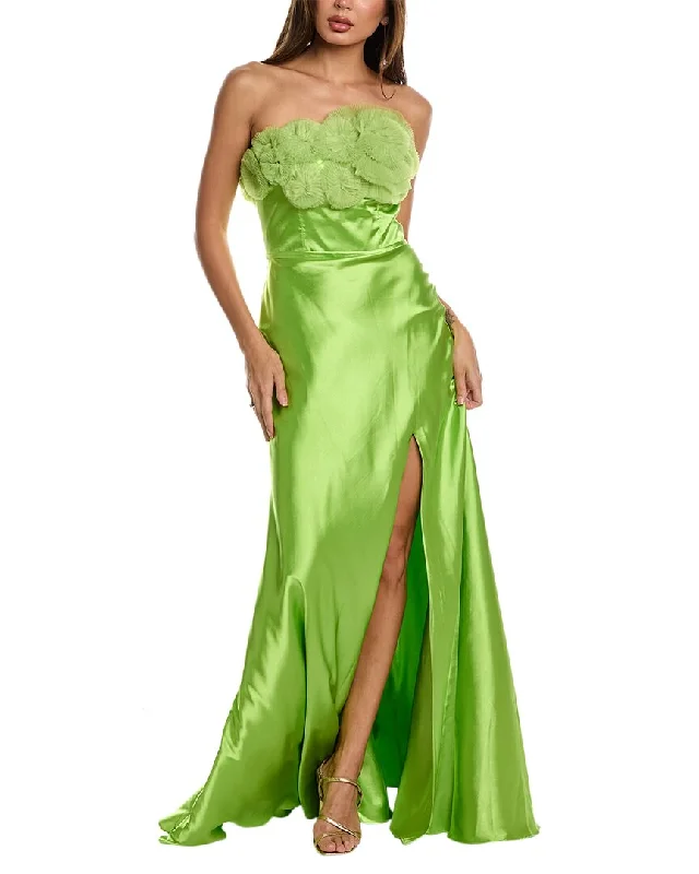 Rene Ruiz Satin Gown