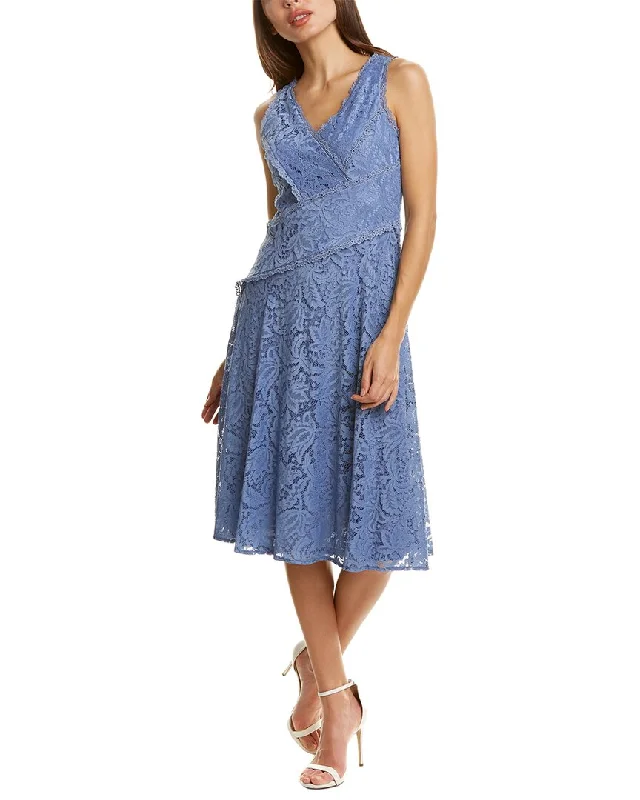 Taylor Floral Lace Midi Dress