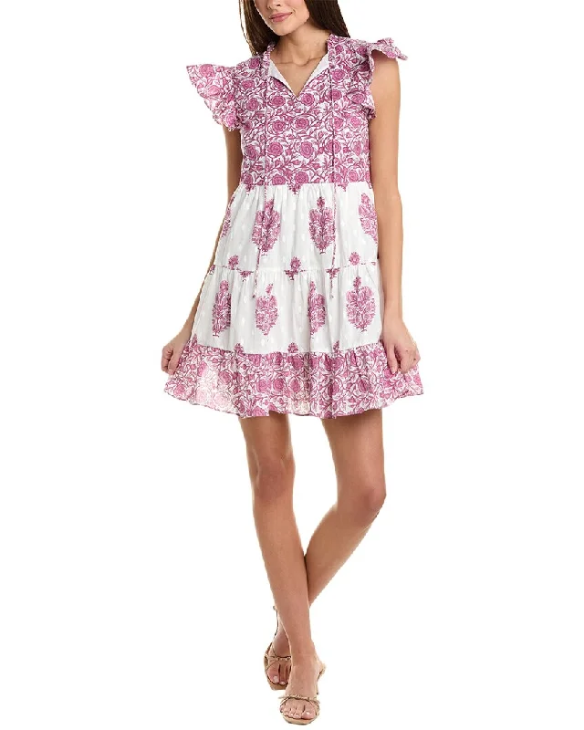 Garrie B Tiered Mini Dress