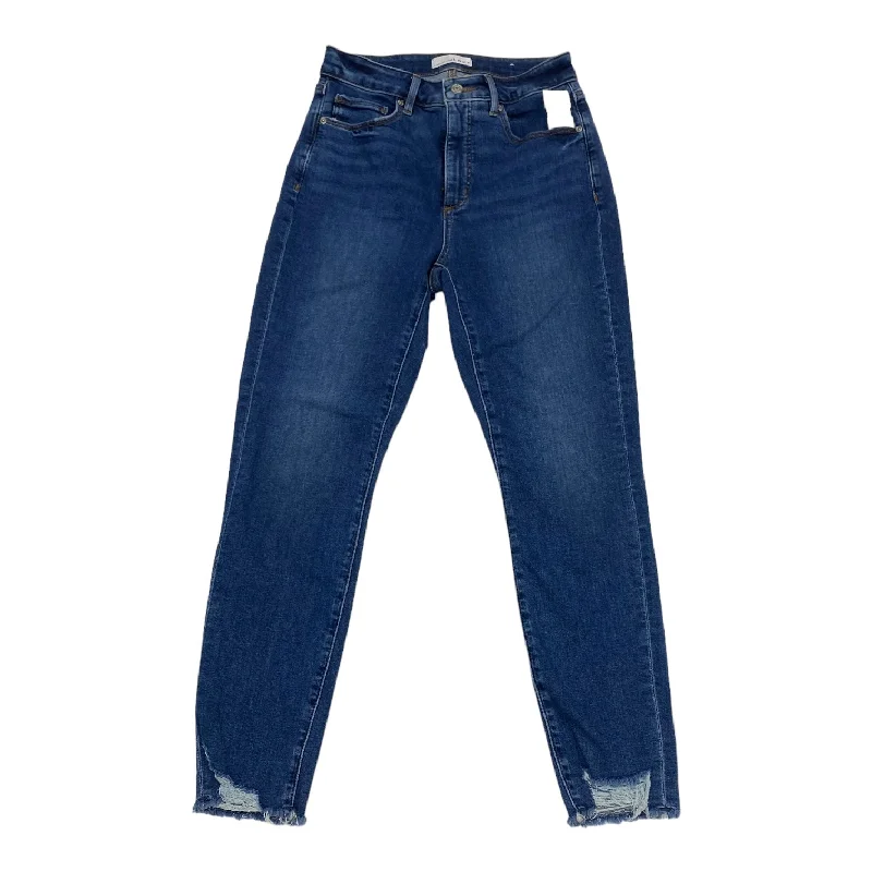 Blue Denim Jeans Skinny Loft, Size 2