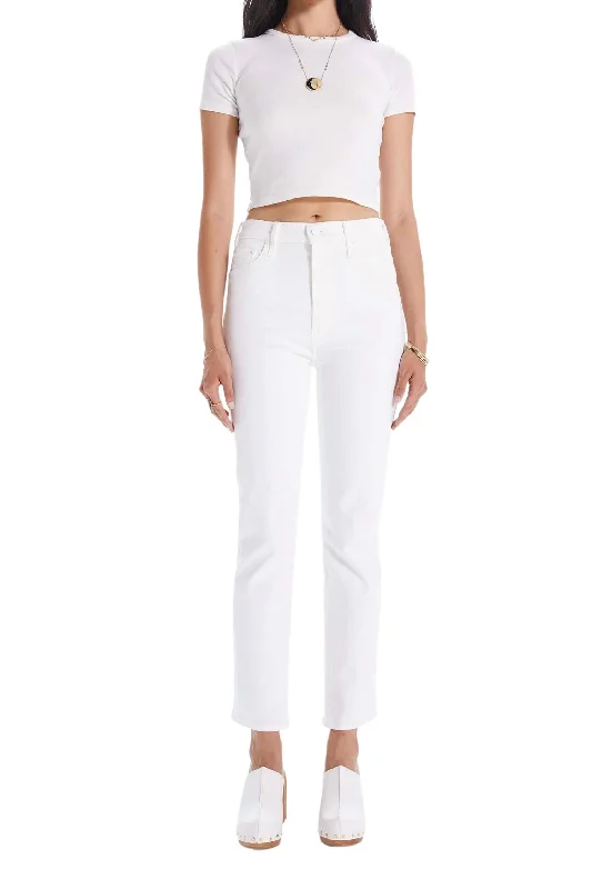 High Waist Rider Ankle Jeans In Fairest Of Them All