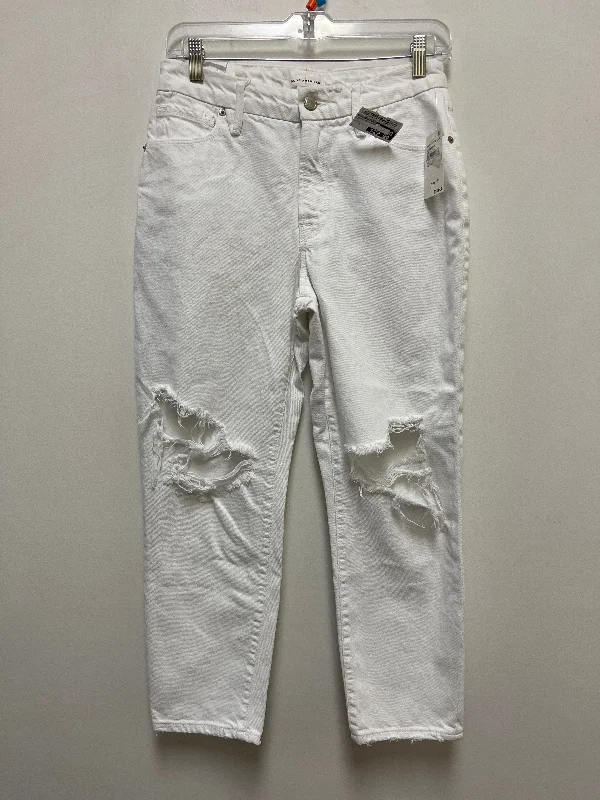 White Jeans Designer Good American, Size 2