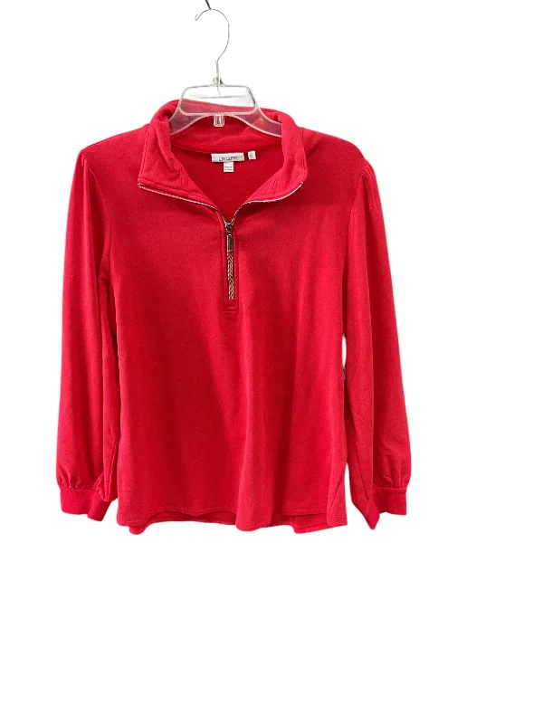 Top Long Sleeve By Chicos In Red, Size: L