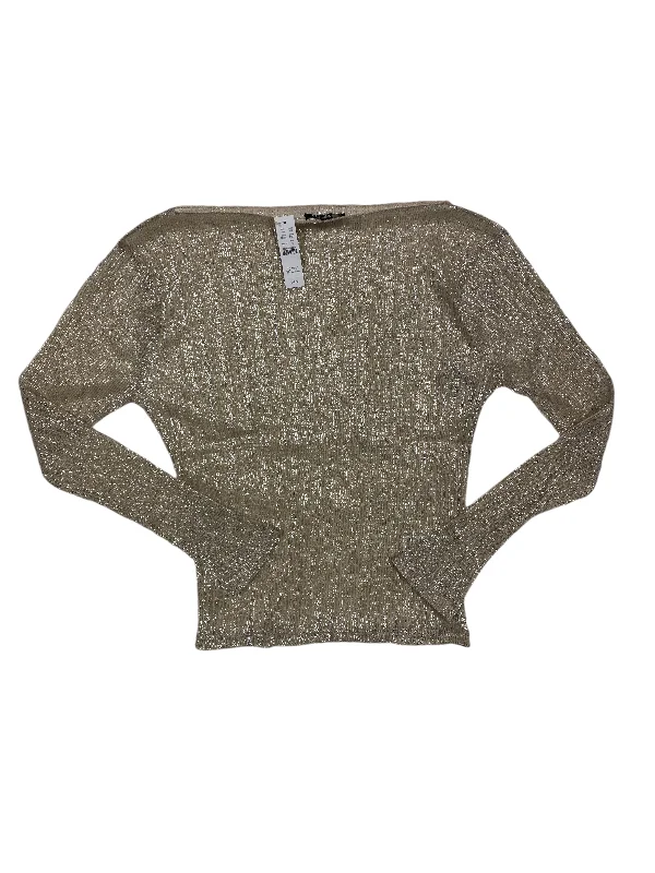 Top Long Sleeve By J. Crew In Gold, Size: S