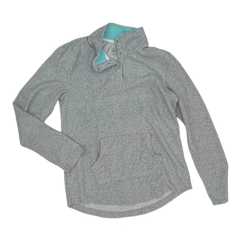 Top Ls By Cuddl Duds In Grey, Size:S