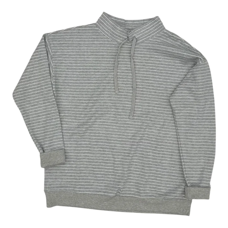 Top Ls By Doe & Rae In Grey, Size:M